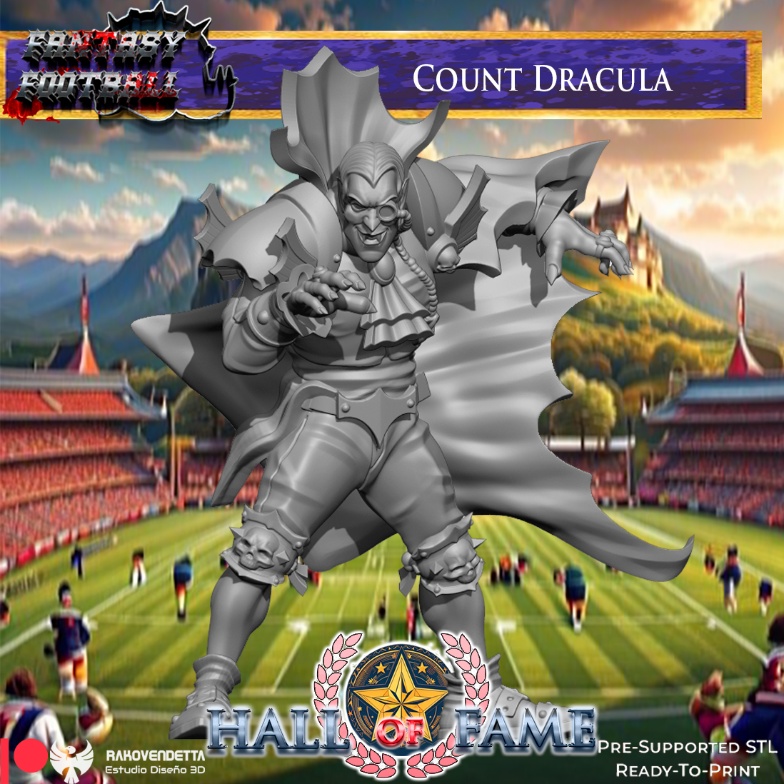 Stars-Spieler Graf Dracula