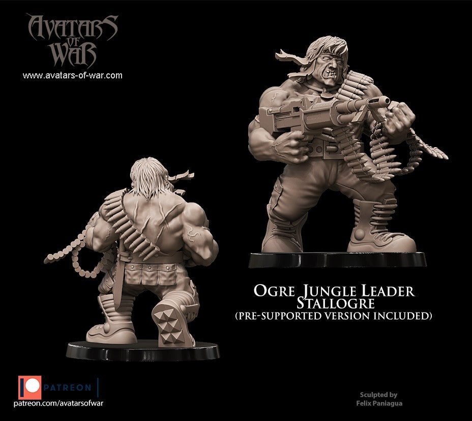 ogre guerrier de la jungle