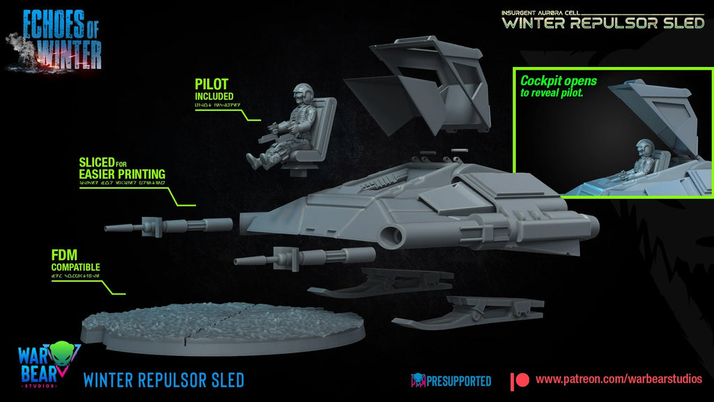 Winter Repulsor Sled