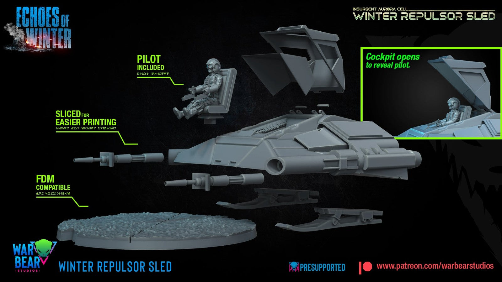 Winter Repulsor Sled