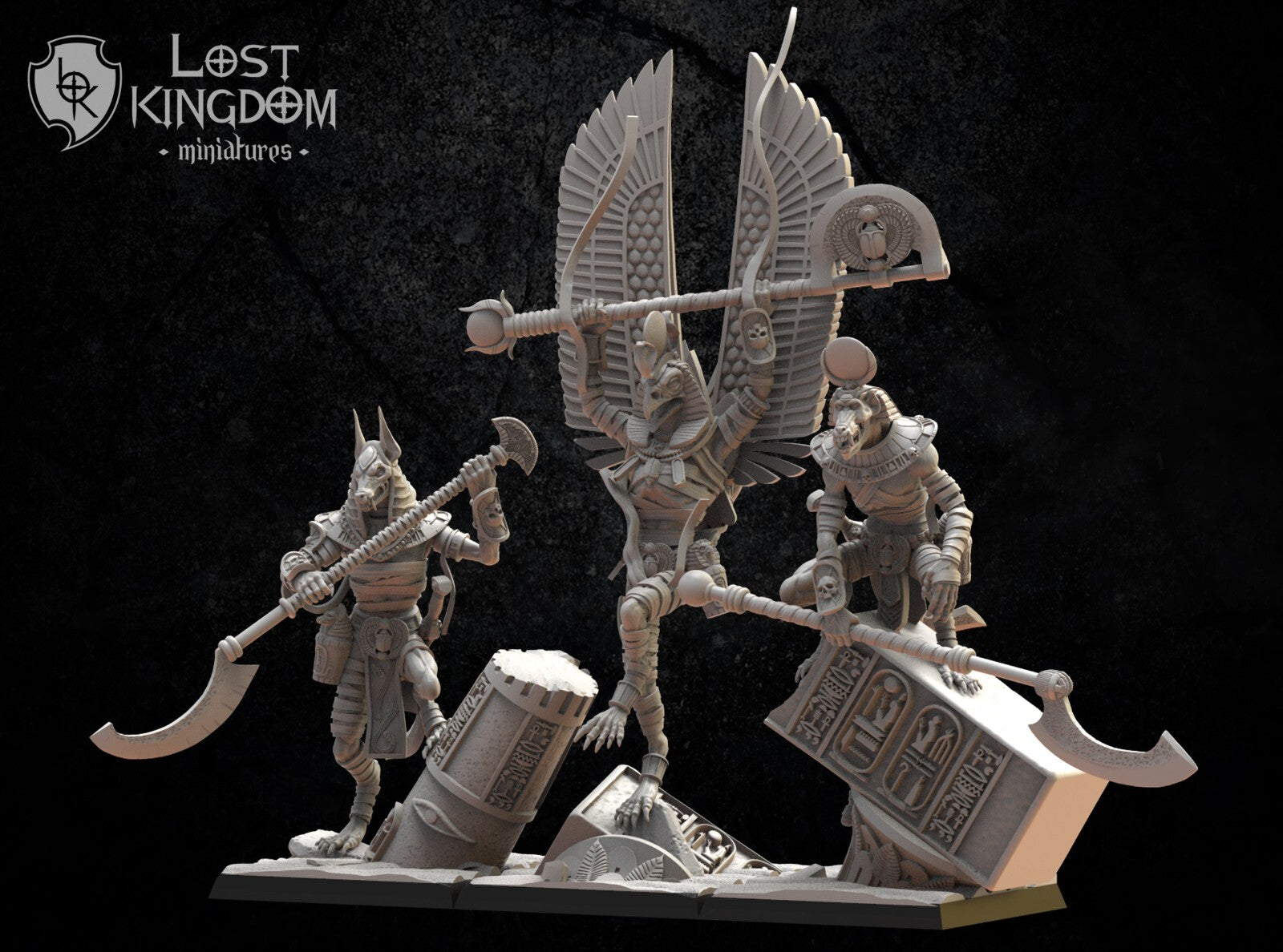 gardes canopic rois des tombes