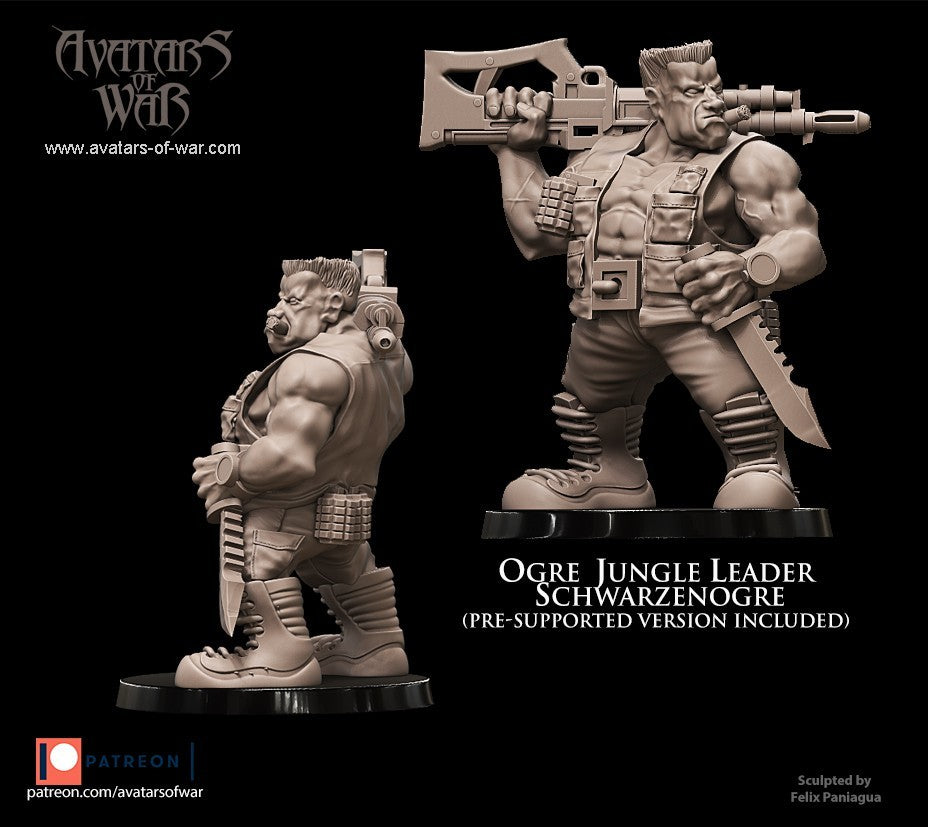 ogre guerrier de la jungle