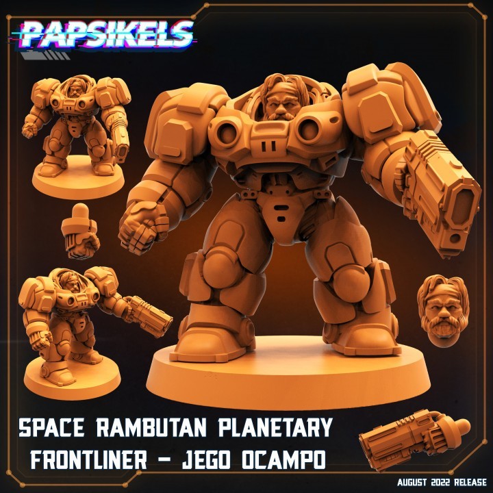 Frontliner Rsa SPACE RAMBUTAN PLANETART FRONTLINER JEGO OCAMPO – la caverne du troll