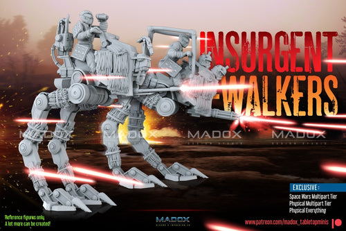 2 insurgent walkers compatible star wars legion