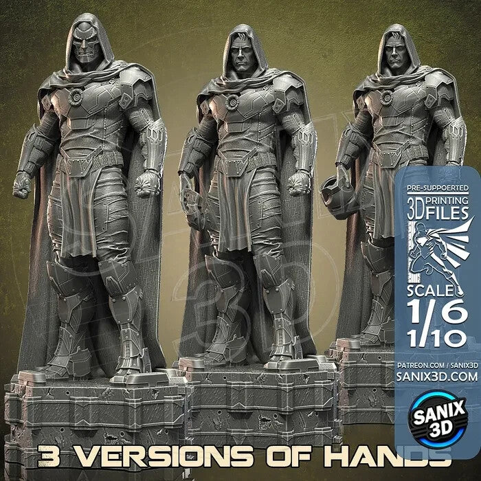 FIGURINE hauteur 27cm DR DOOM  figurine fan art