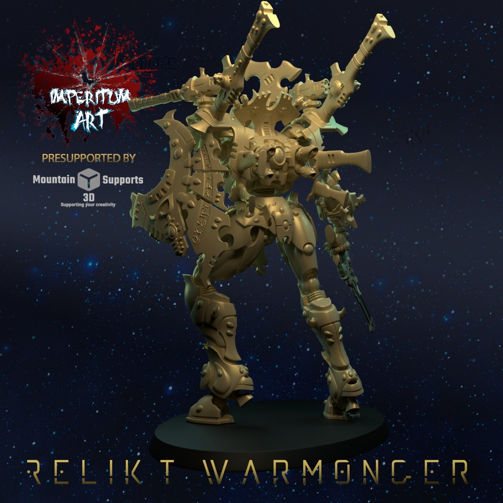 Relikt Warmonger Titan hauteur 22 cm 