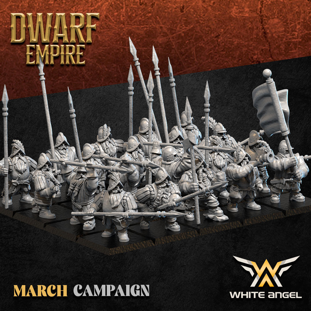 12 piquier nain - DWARF EMPIRE