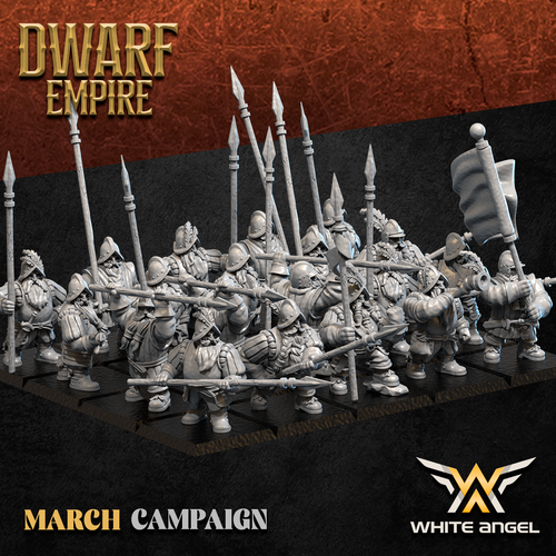 12 piquier nain - DWARF EMPIRE