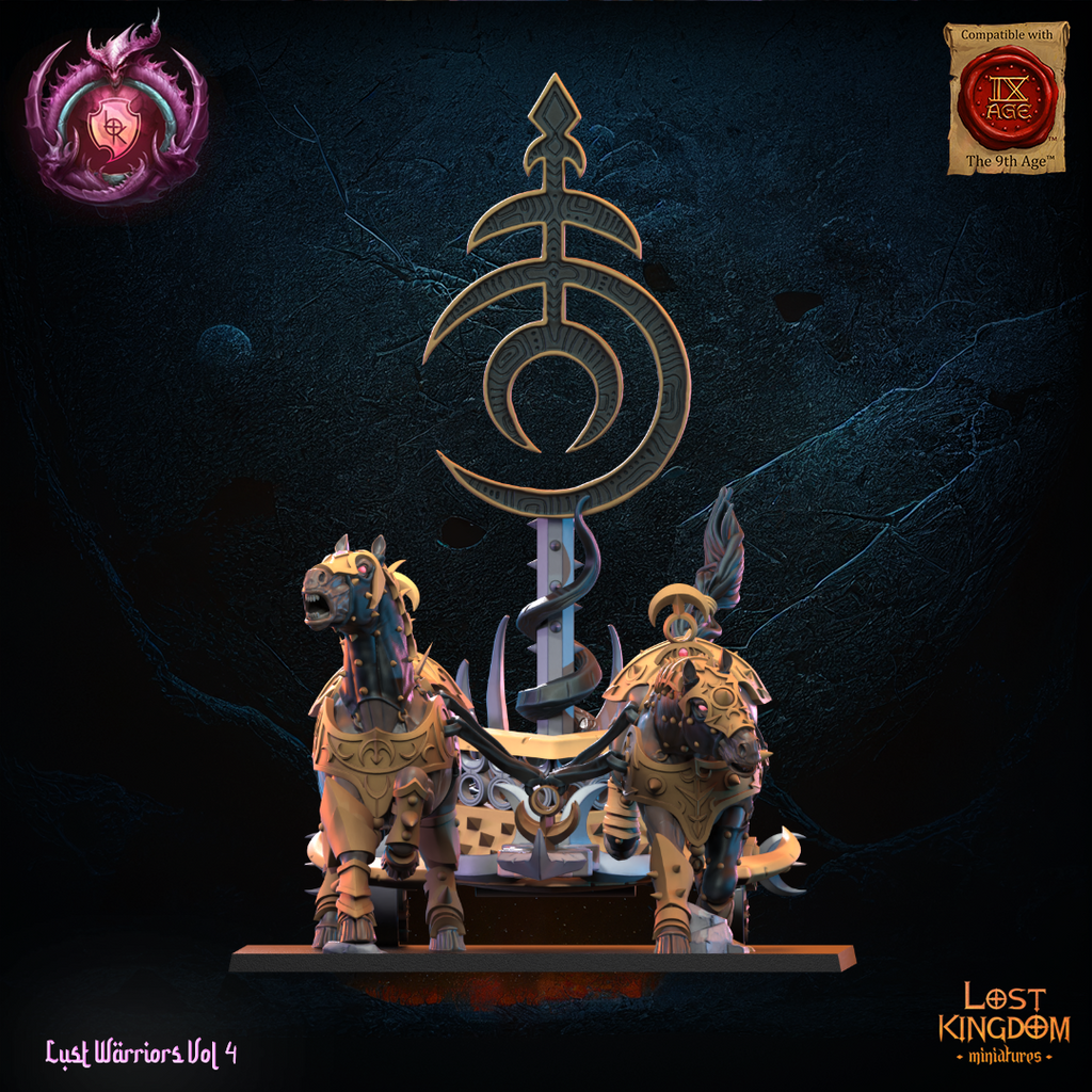 charios avec symbole chaotique guerrier du chaos