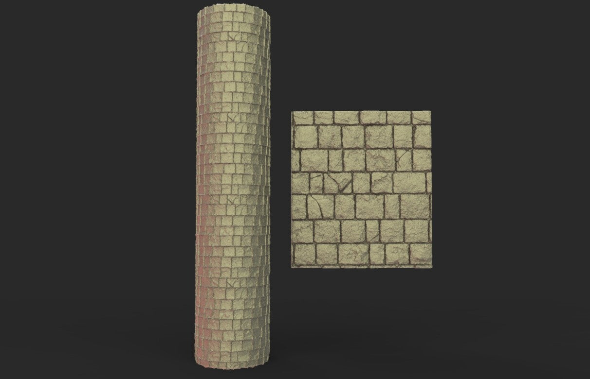 Rouleau de Modélisme 15cm briques casses