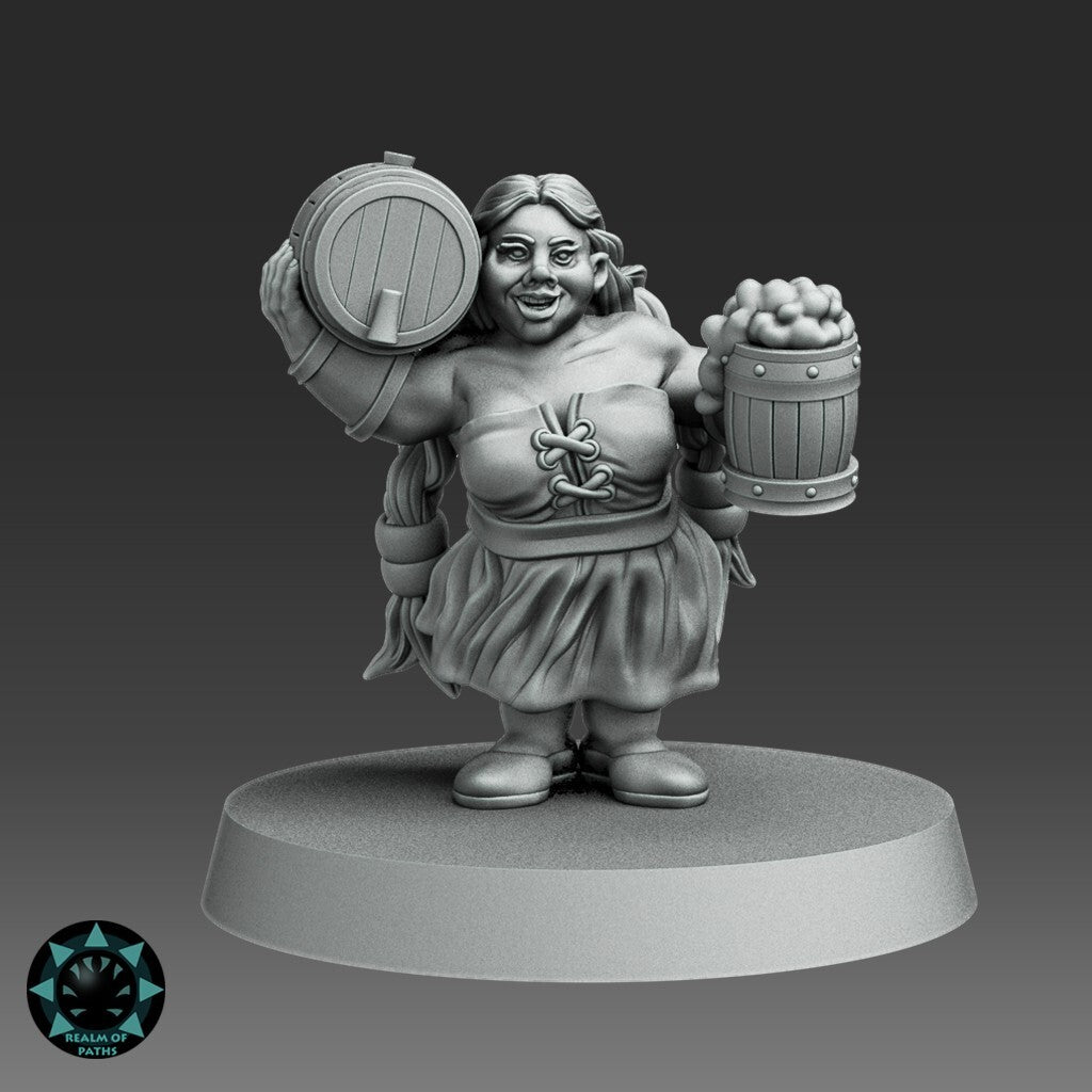 serveuse naine Fantasy Football