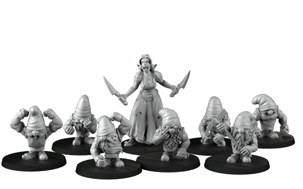 equipe gnome plus blanche neige fantasy