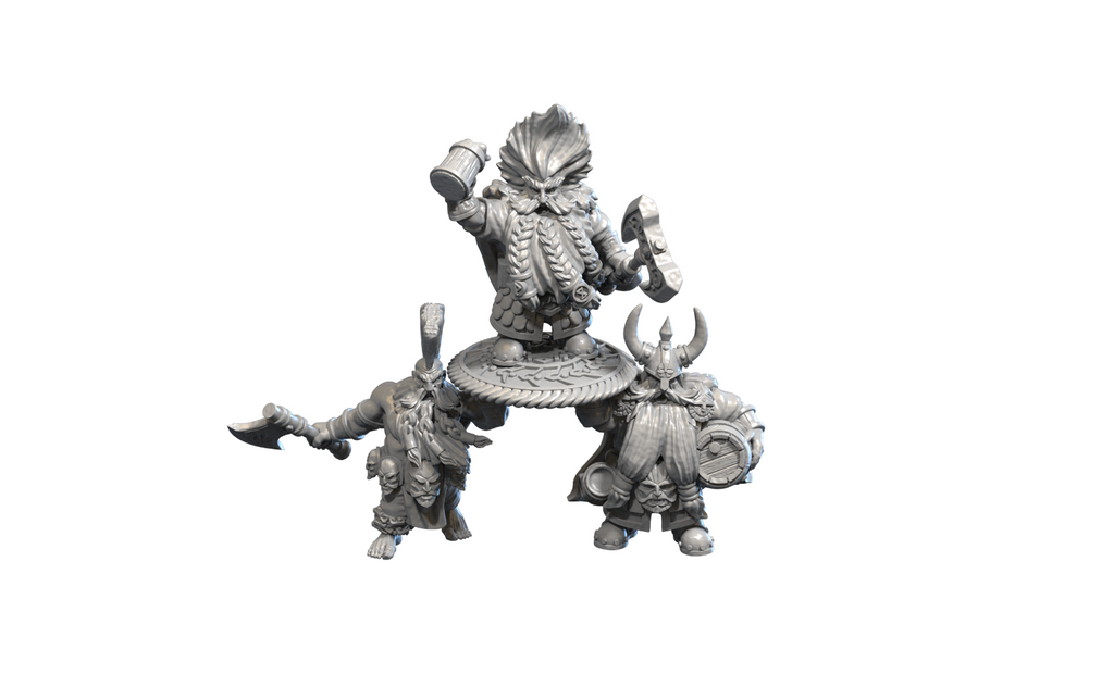 seigneur nain sur bouclier - DWARF EMPIRE