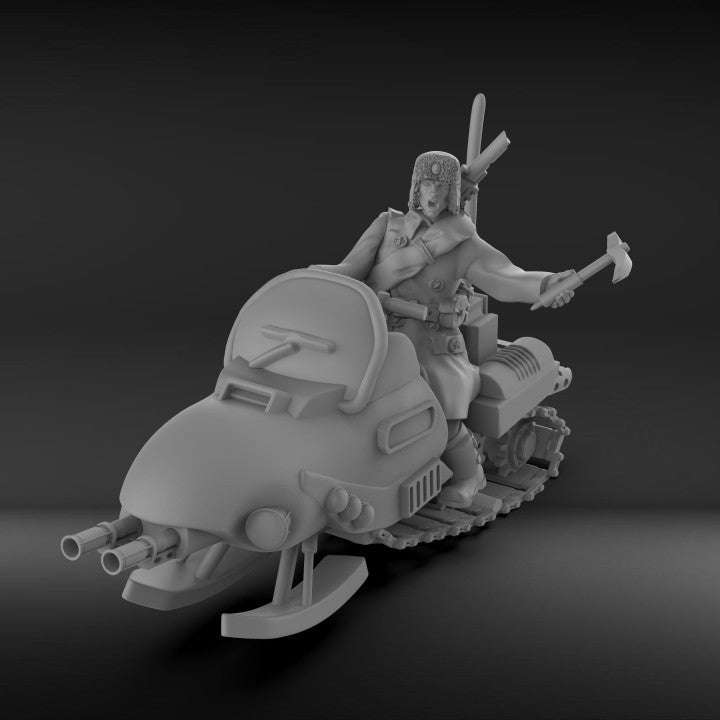 moto neige soldat artique