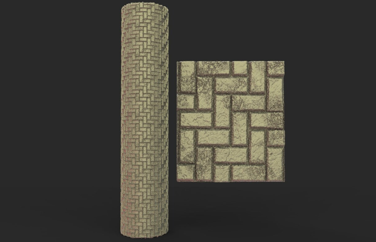 Rouleau de Modélisme 15cm pierre