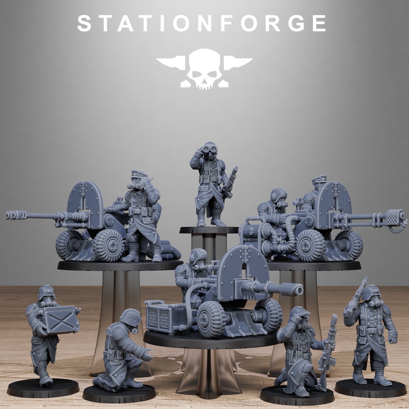 GrimGuard Battle Weapons 2.0 (3 armes lourdes) 0