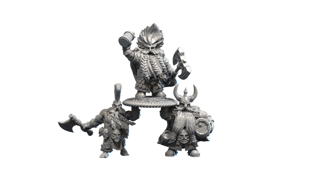 seigneur nain sur bouclier - DWARF EMPIRE