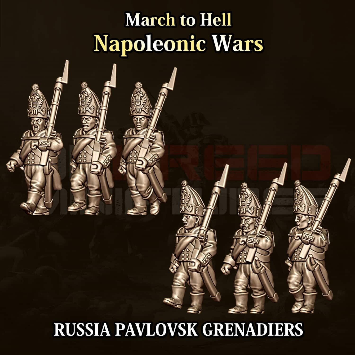 PAVLOVSK GRENADIERS russe 15MM