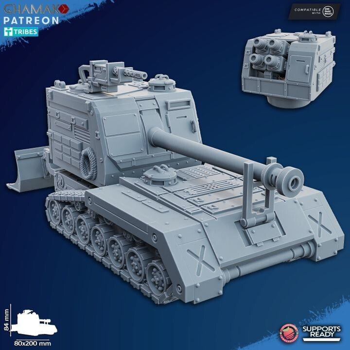 Self-propelled Artillery (Mortar & Cannon) 