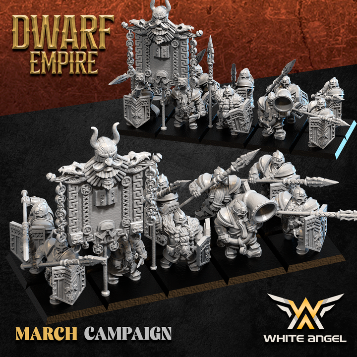 10 piquier nain - DWARF EMPIRE