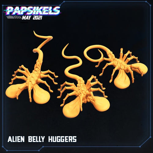 3 ALIEN BELLY HUGGER