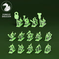 infanterie legere lizard reptilian 10mm