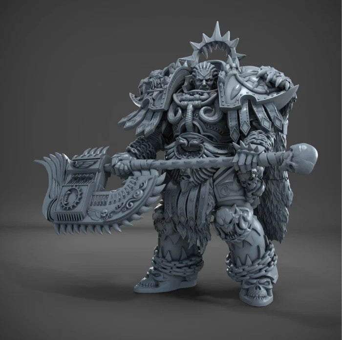 seigneur du chaos compatible angron hauteur 11 cm