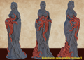 statue divine machine hauteur 15 cm avec piedestal