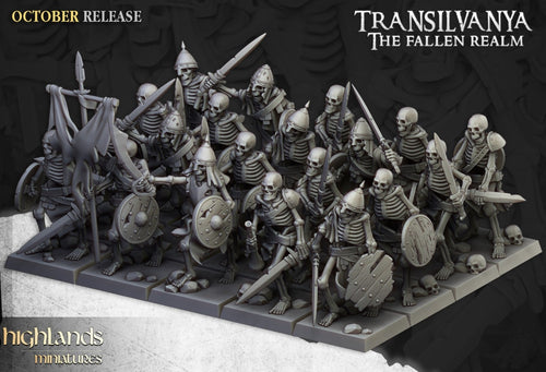20 guerrier squelette  comtes vampires