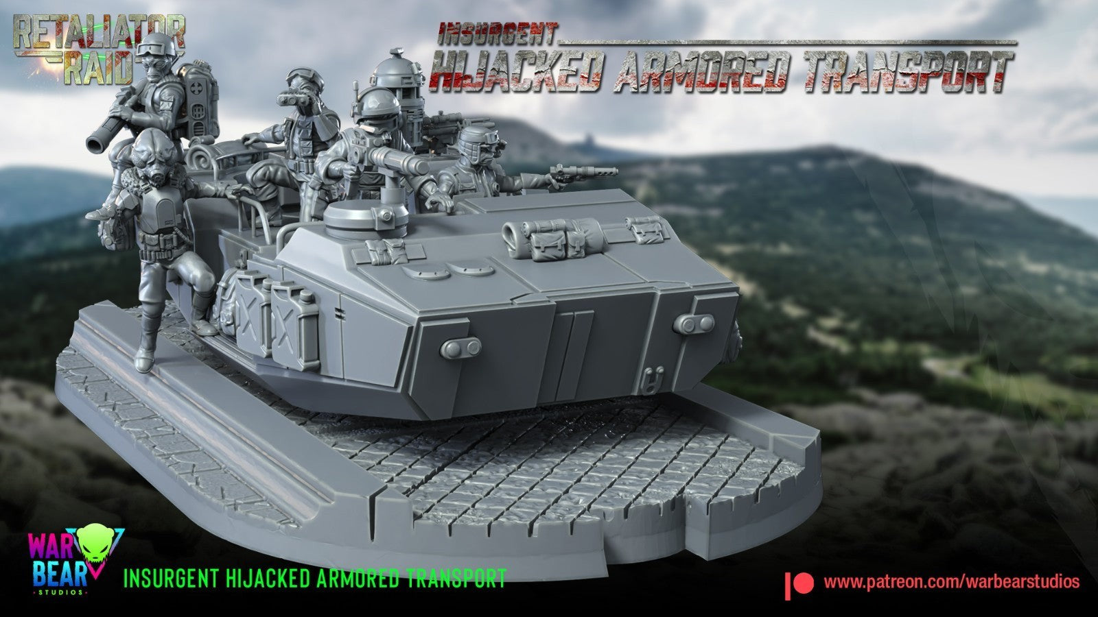 Insurgent Hijacked Armored Transport compatible star wars legion