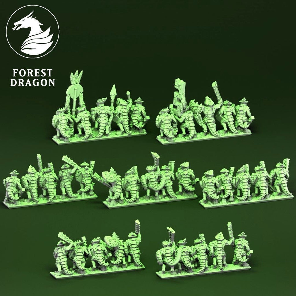 infanterie lizard reptilian 10mm