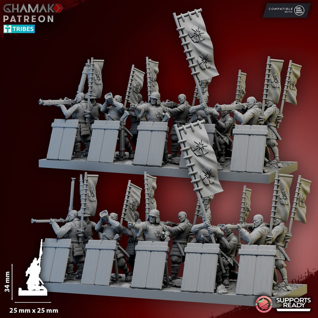 Teppou Ashigaru (Musket & Blunderbuss)