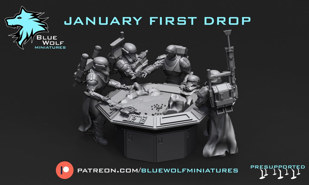 qg winter troop holo table compatible star wars legion