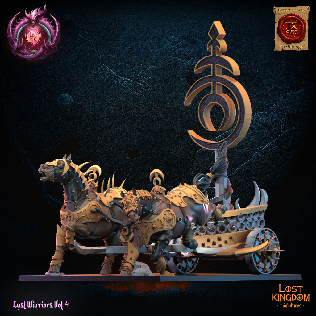 charios avec symbole chaotique guerrier du chaos