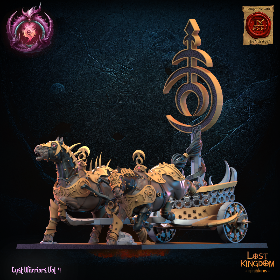 charios avec symbole chaotique guerrier du chaos