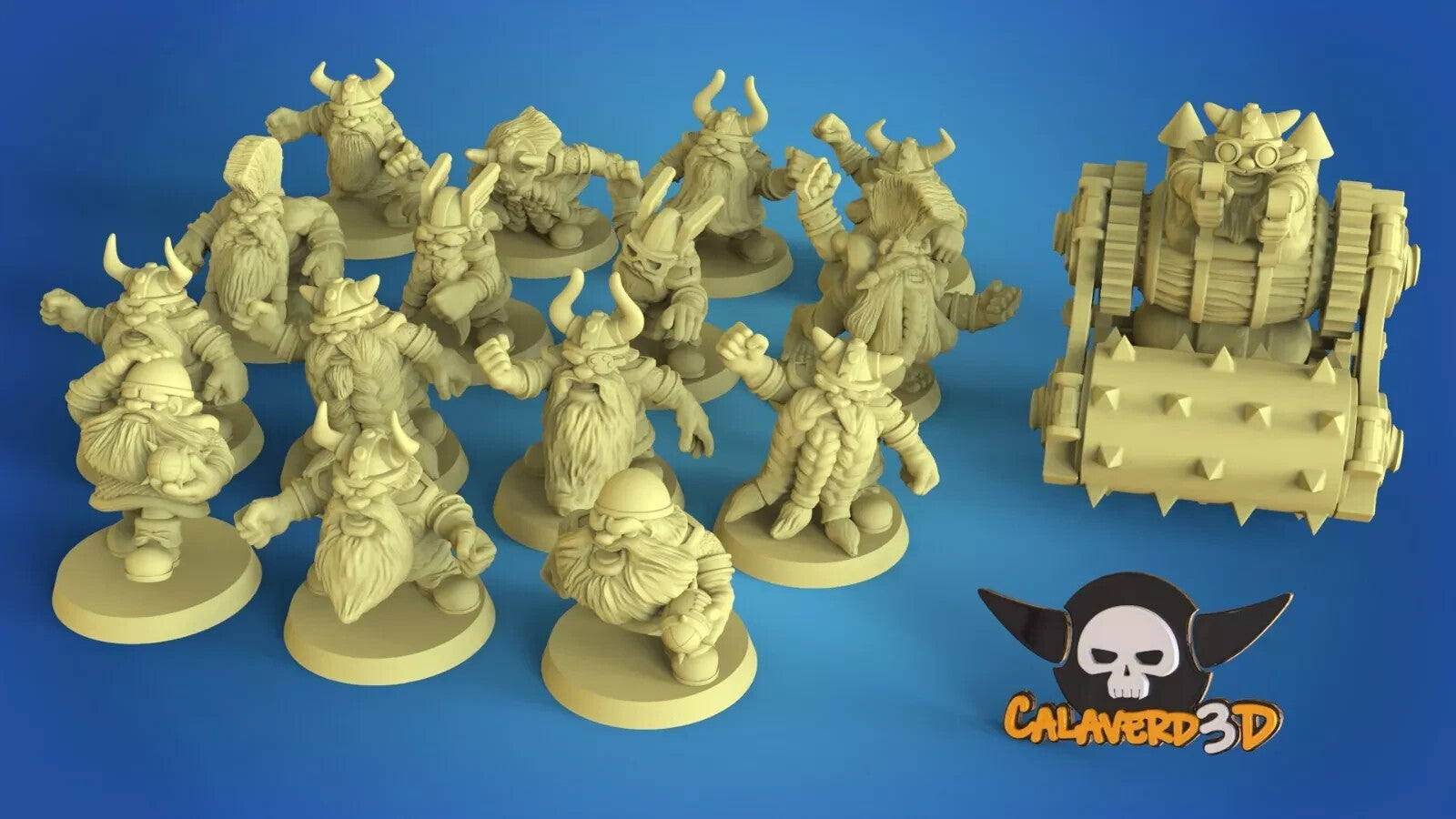 Big-headed Dwarfs equipe naine Fantasy Football