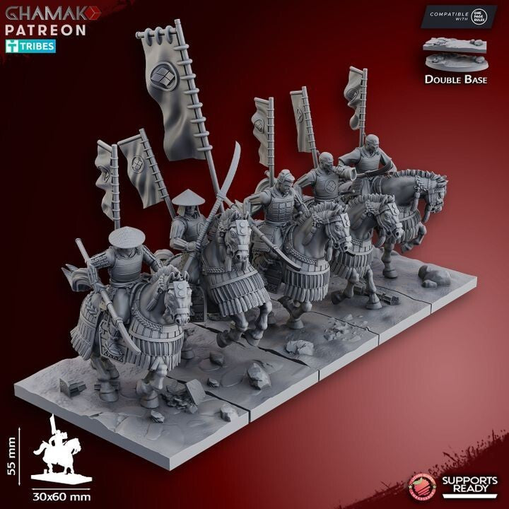 naginata Ashigaru  a cheval