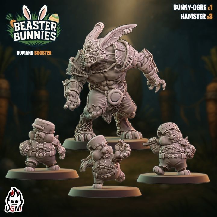 Star Player equipe lapin de paque convient a bloodbowl