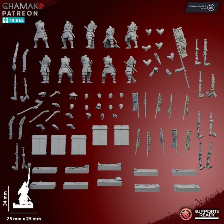 Teppou Ashigaru (Musket & Blunderbuss)