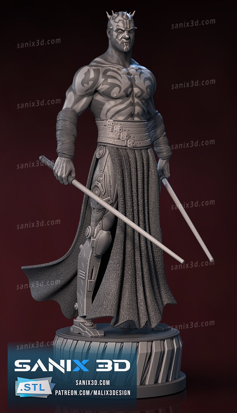FIGURINE DE 22CM DE HAUT darth maul  figurine fan art