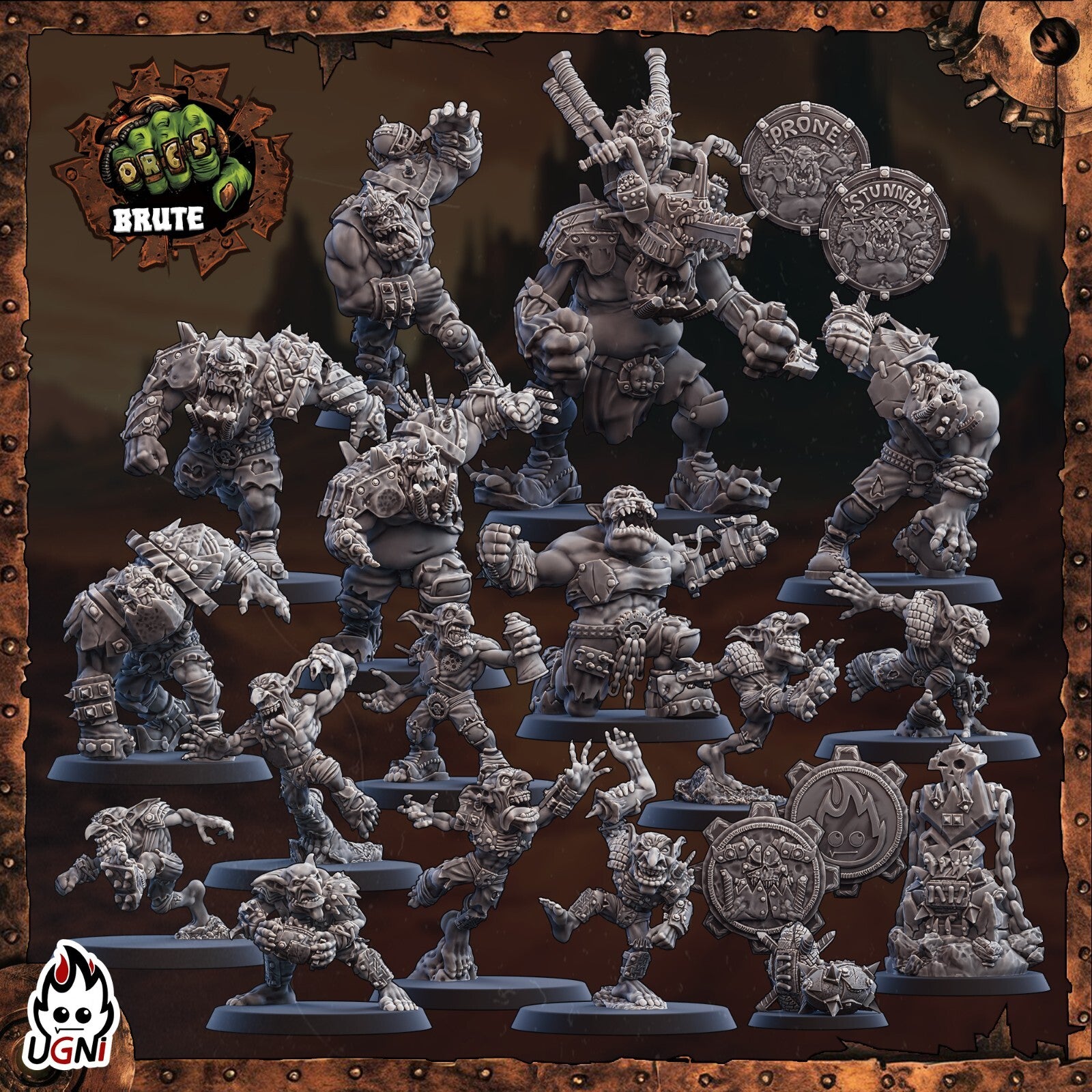 Brute Orc Mad Max Style equipe orc Fantasy Football