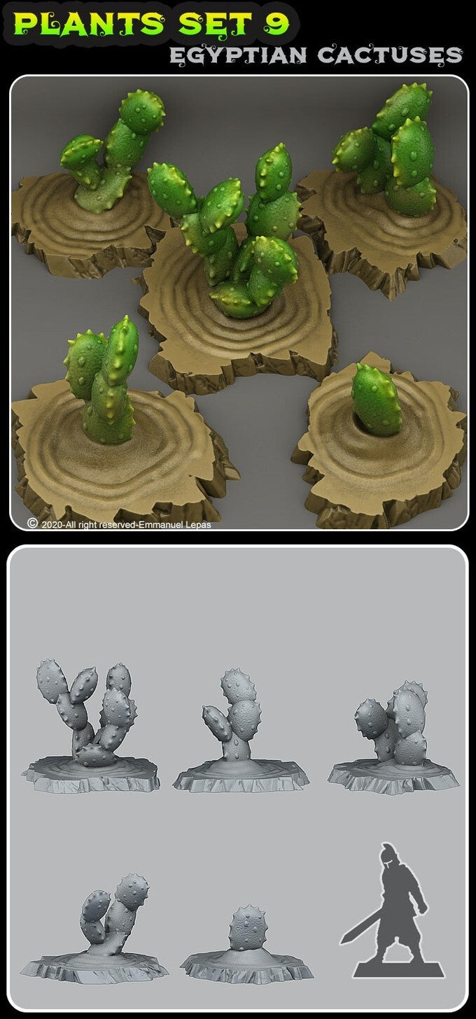 decor 5x plante alien 