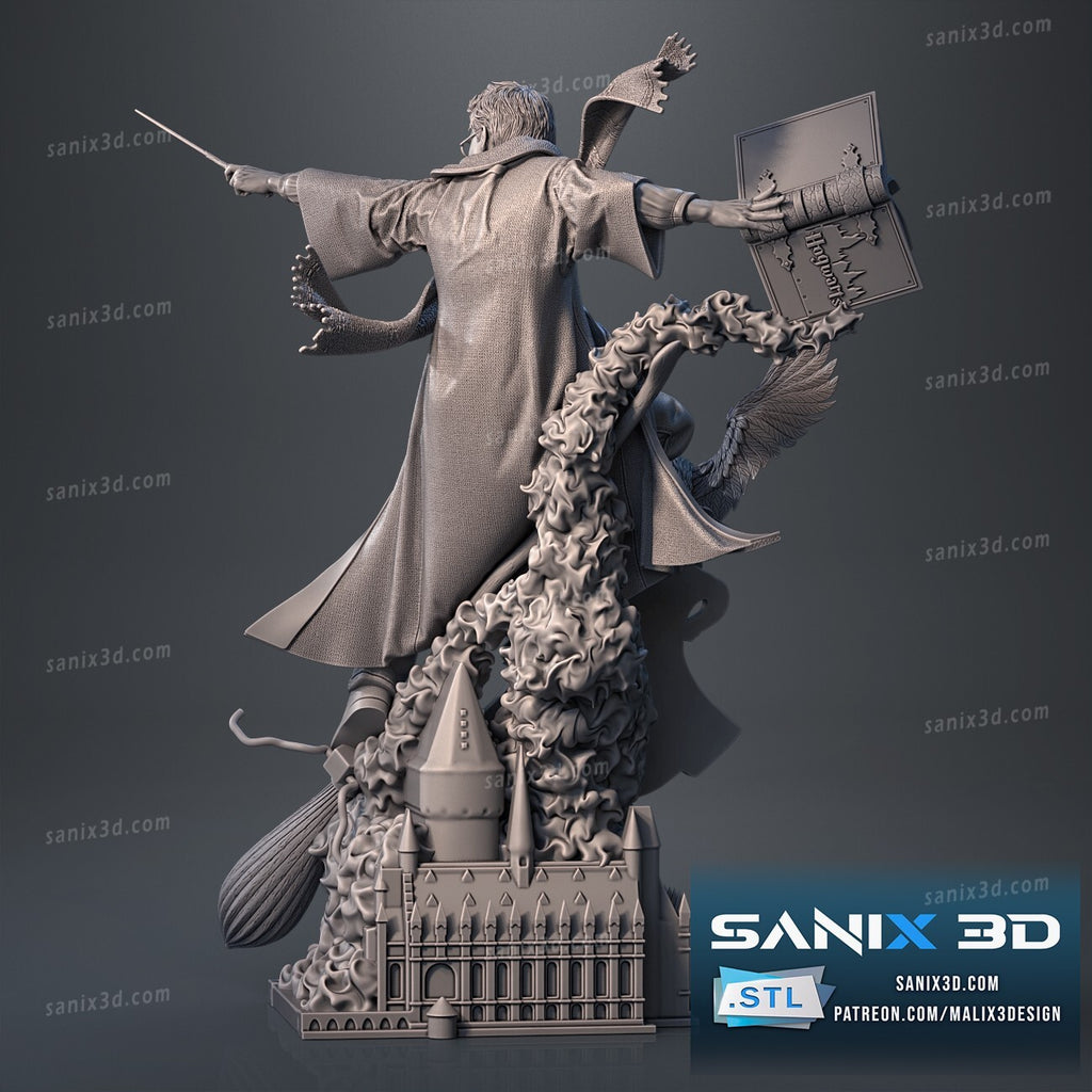 FIGURINE DE 25CM DE HAUT Harry Potter  figurine fan art