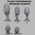 decor 5x plante alien