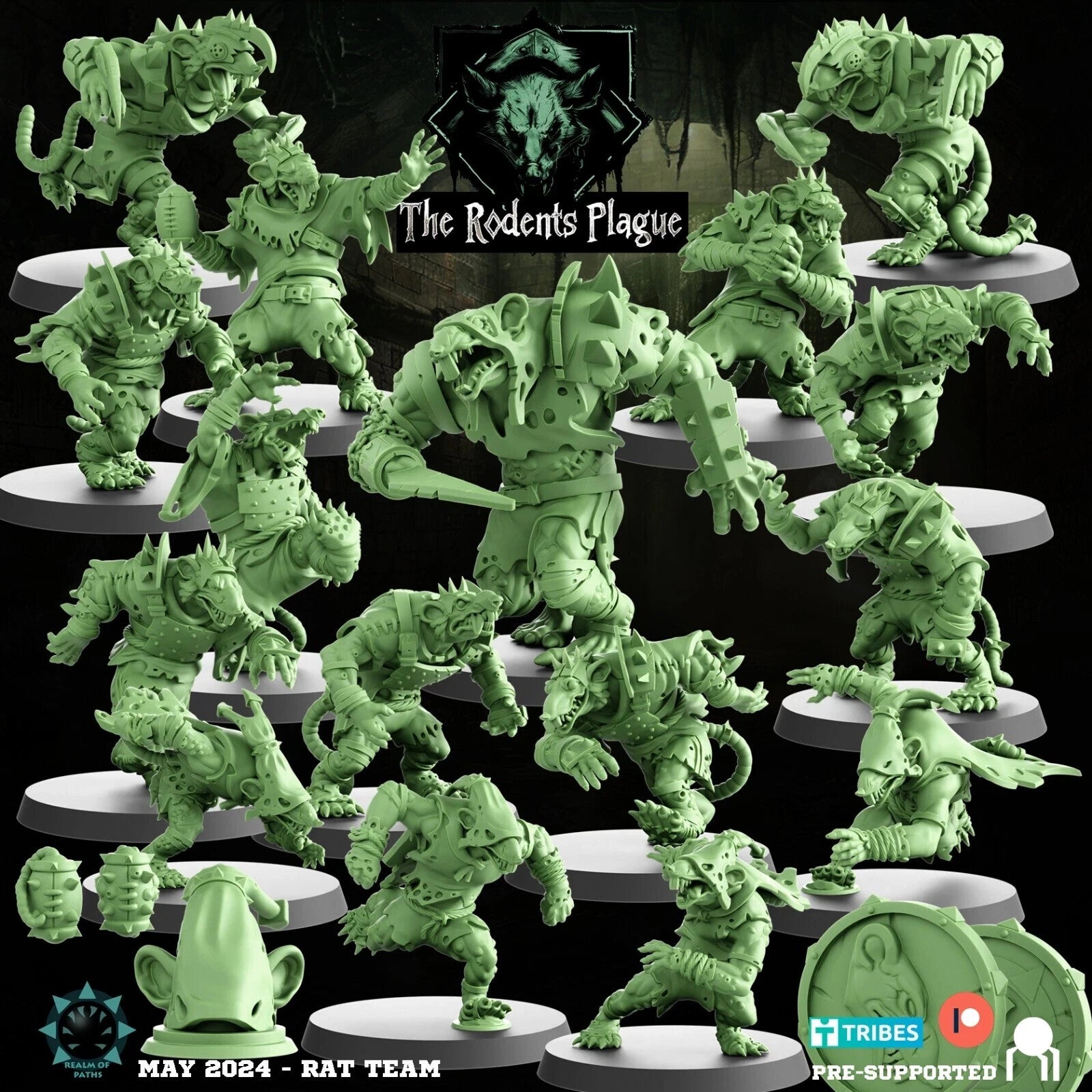 The Rodents Plague equipe homme rat Fantasy Football