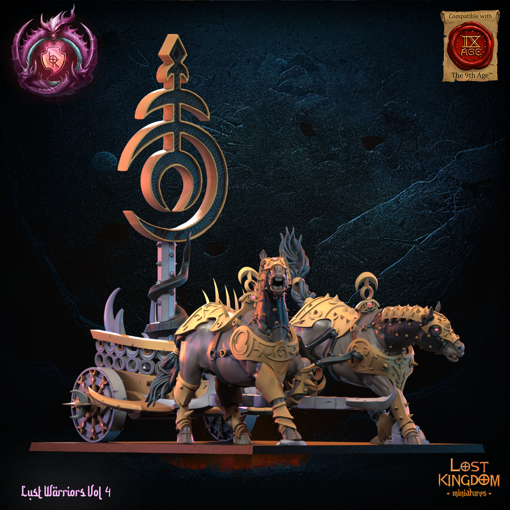 charios avec symbole chaotique guerrier du chaos