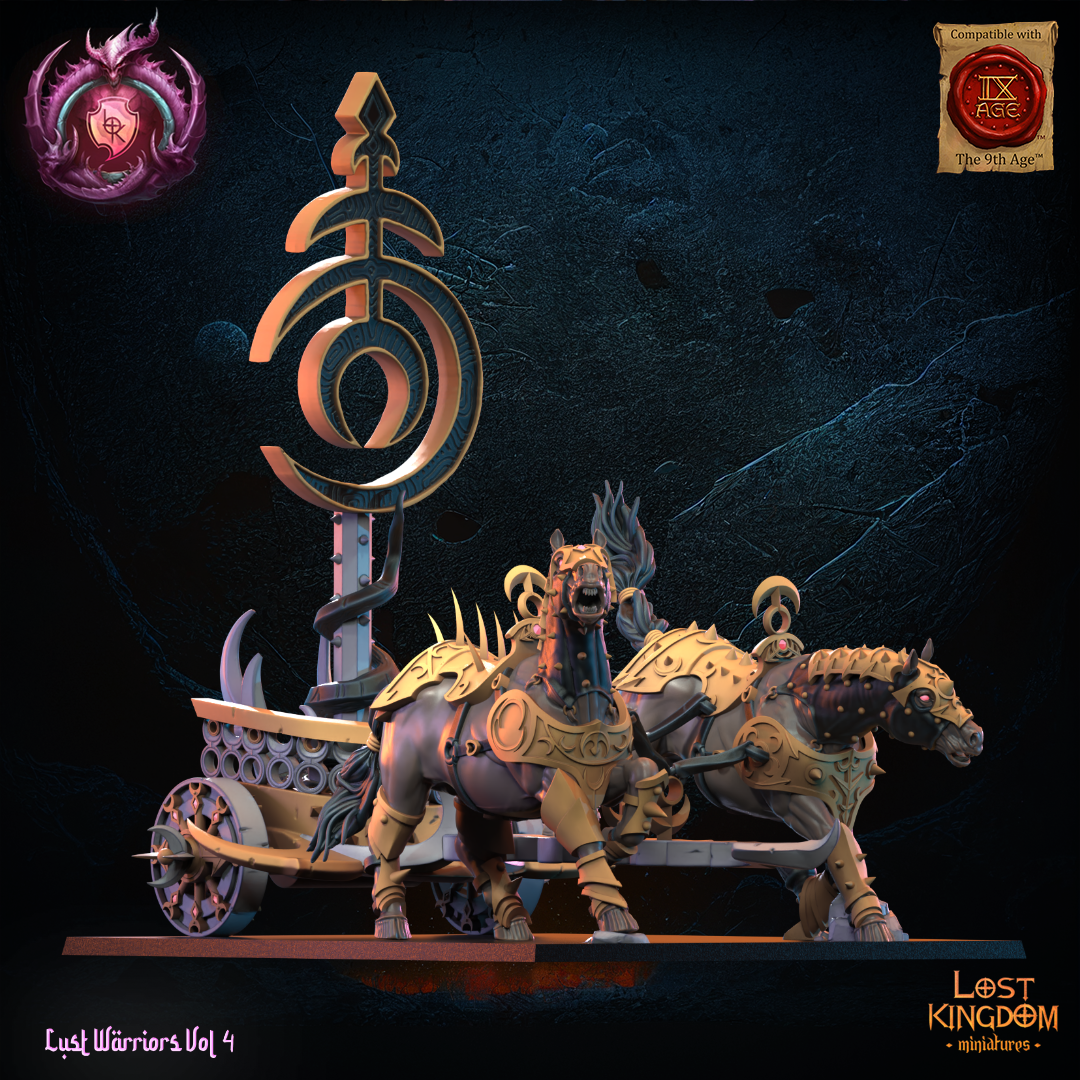 charios avec symbole chaotique guerrier du chaos