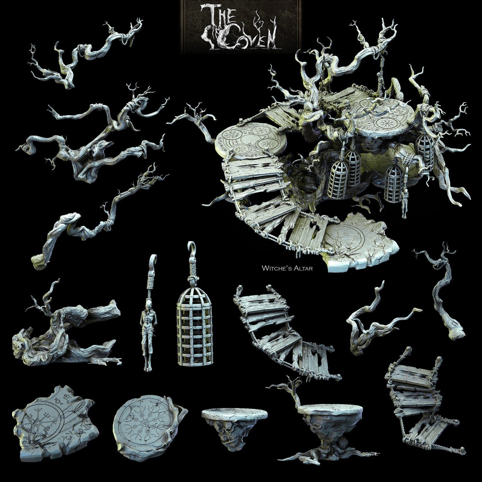 witch altar decor