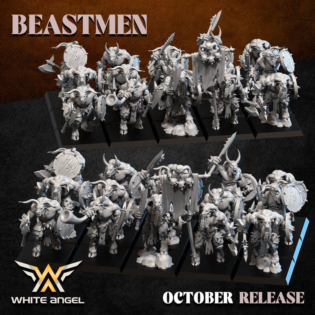 10 BEAST WARRIOR - BEASTMEN