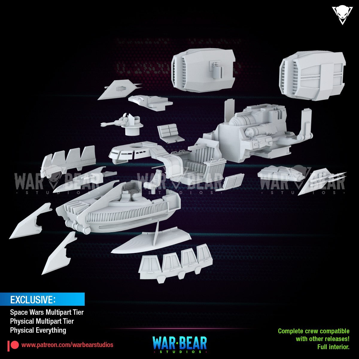 WLO-5 Speeder Tank + equipage